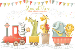 Download Musical Animals Tren Orchestra Clip Art - Musical Collection