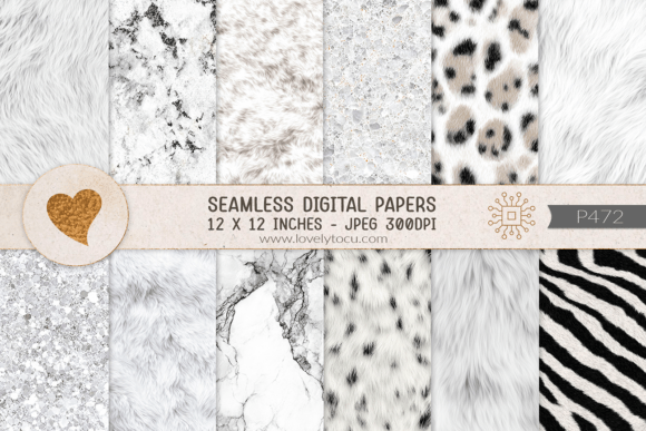 Download White Fur and Stone Texture Papers - Stone Collection