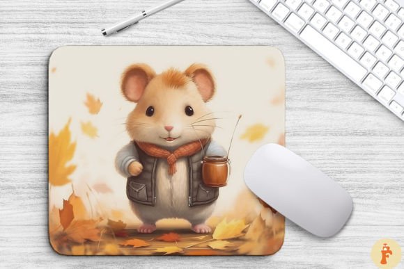 Download Cute Hamster in Autumn Scenery - Cute Collection
