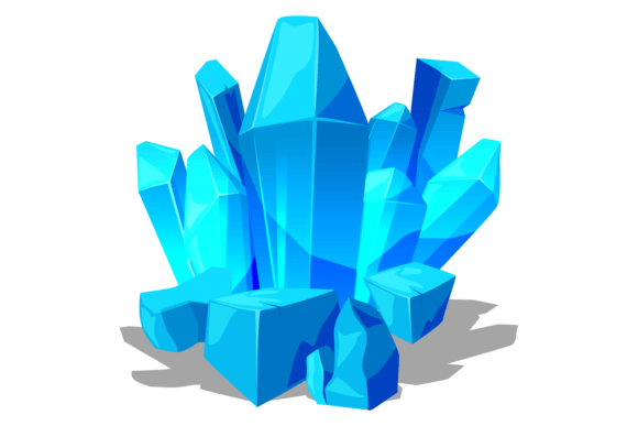 Download Blue Gemstone. Natural Crystal Structure - Stone Collection